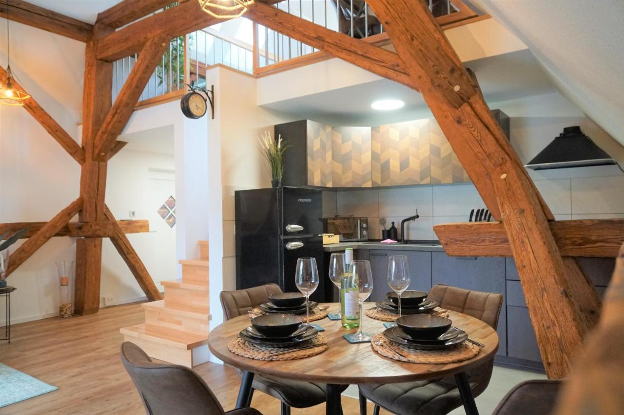 קיפנהיים Galerie-Wohnung I Sanierter Pferdestall I Europapark I Boxspring I Nespresso מראה חיצוני תמונה